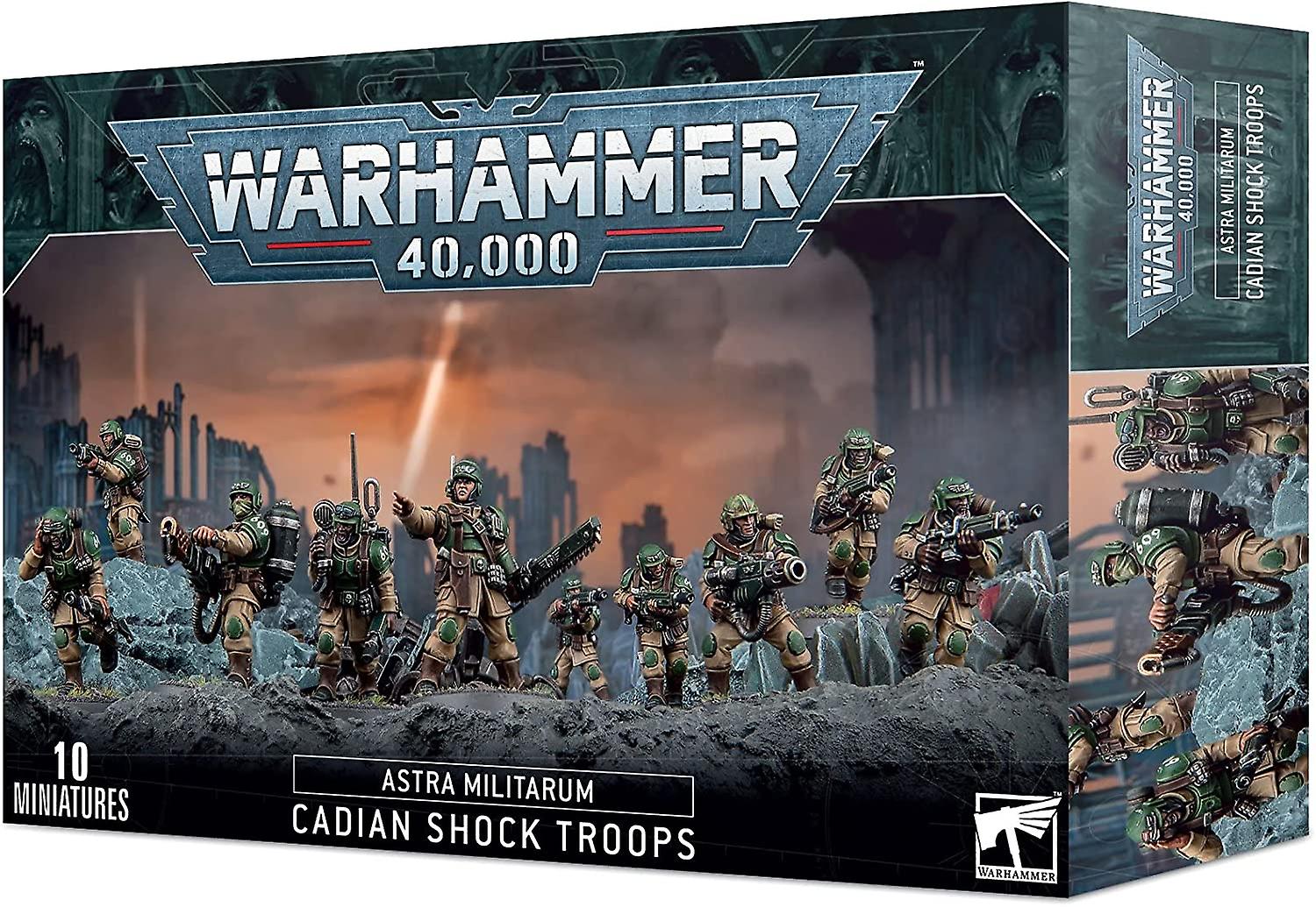 Spelverkstad - Warhammer 40 000 - Astra Militarum: Cadian Shock Troops