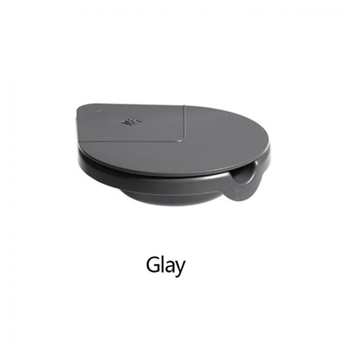 Removable And Easy To Clean Ashtrays Stainless Steel Ashtrays Viscose Interior Undertable Rotation(grey)