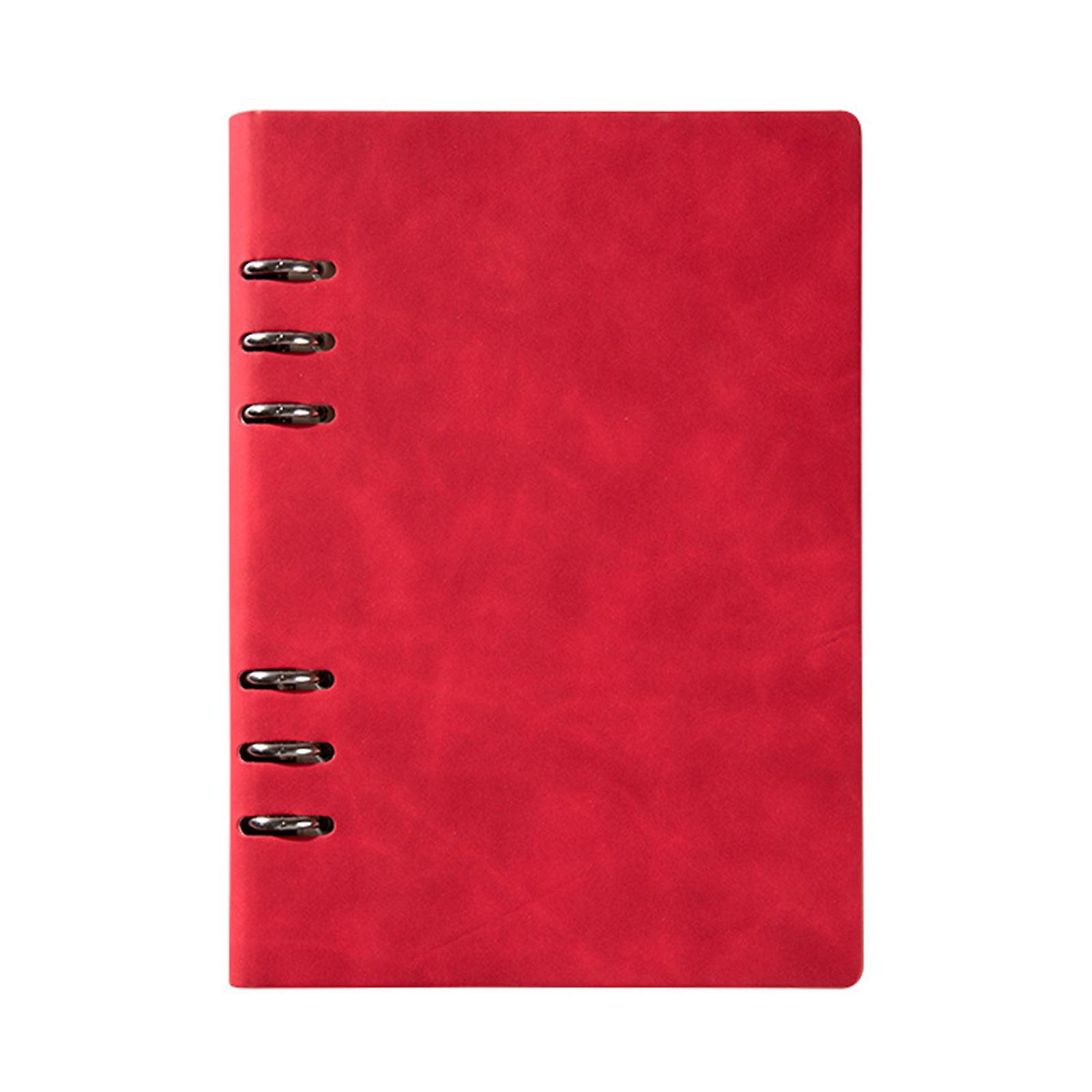 6 Ring Binder Planner Notebook A5 Refillable Loose Leaf Notepad for Women Men