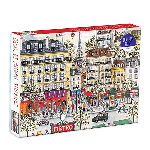 Michael Storrings Paris 1000 Piece Puzzle Paperback Book