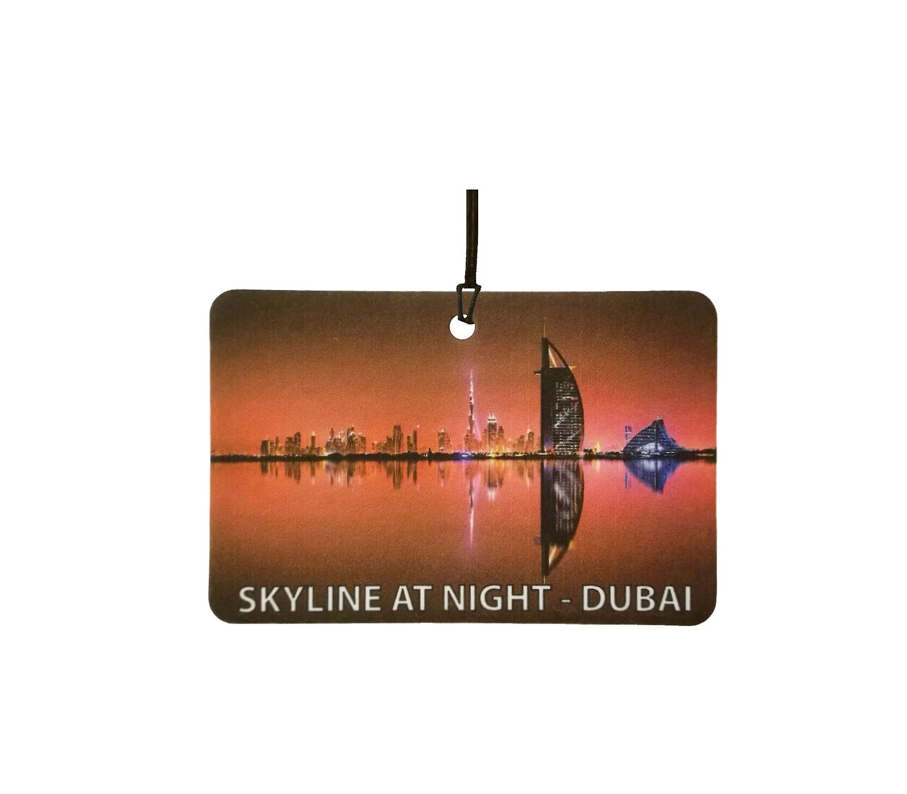Skyline At Night - Dubai Car Air Freshener