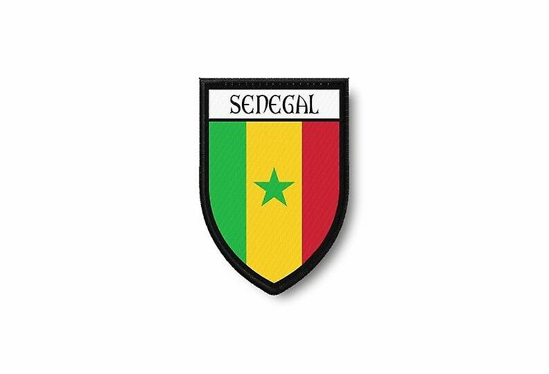 Patch Ecusson Termocollant Bord Brode Flag Prints Senegal Senegalais