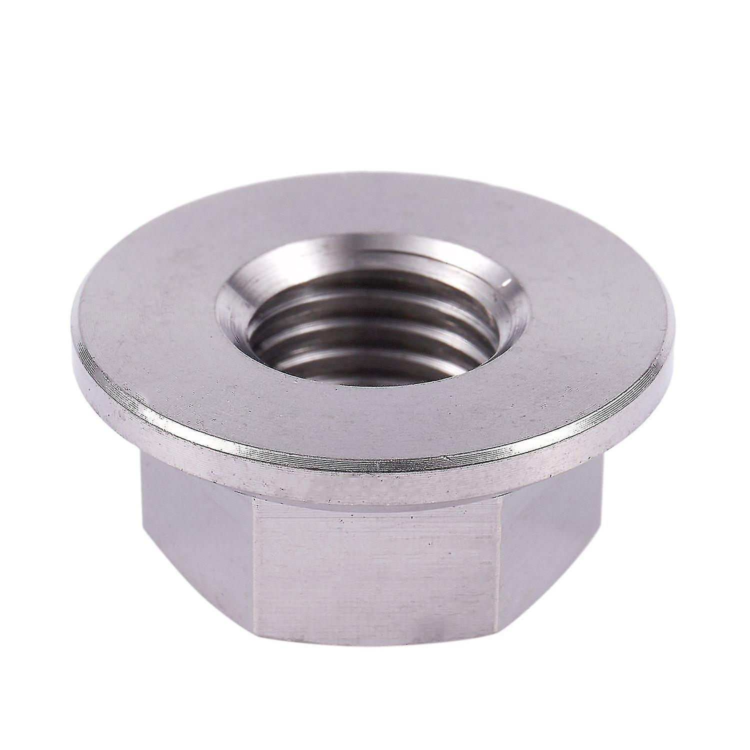 M10 X 1.25 Mm Tc4 Titanium Ti Flanged Nut For Screws Screw-fastener