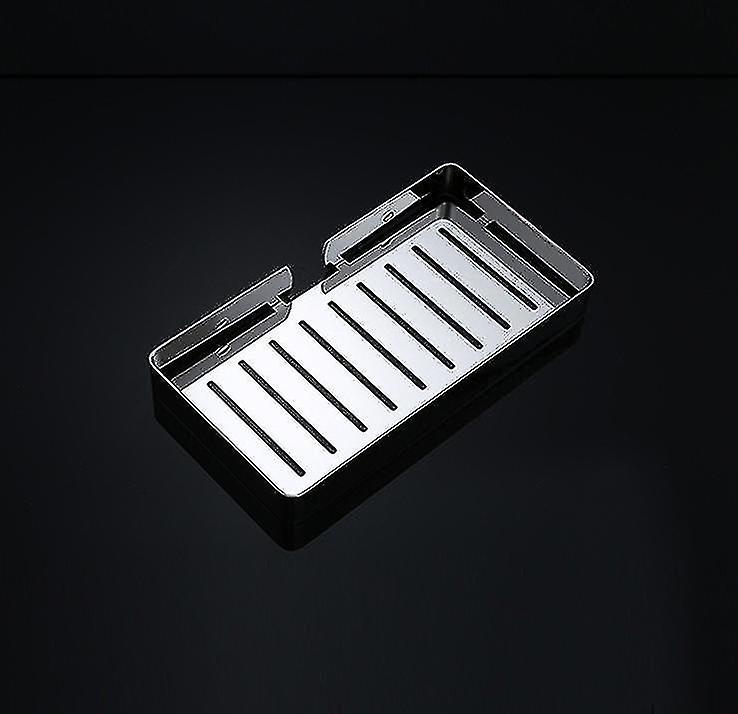 No Punching Small Size Wall Hanging Rack 304 Long Black