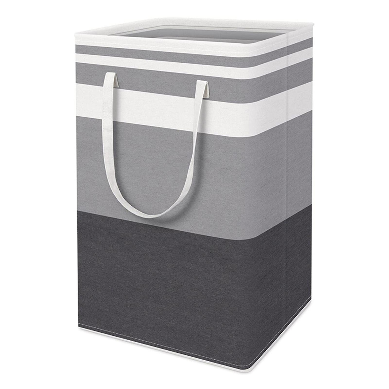 Freestanding Laundry Hamper With Portable Handles Basket