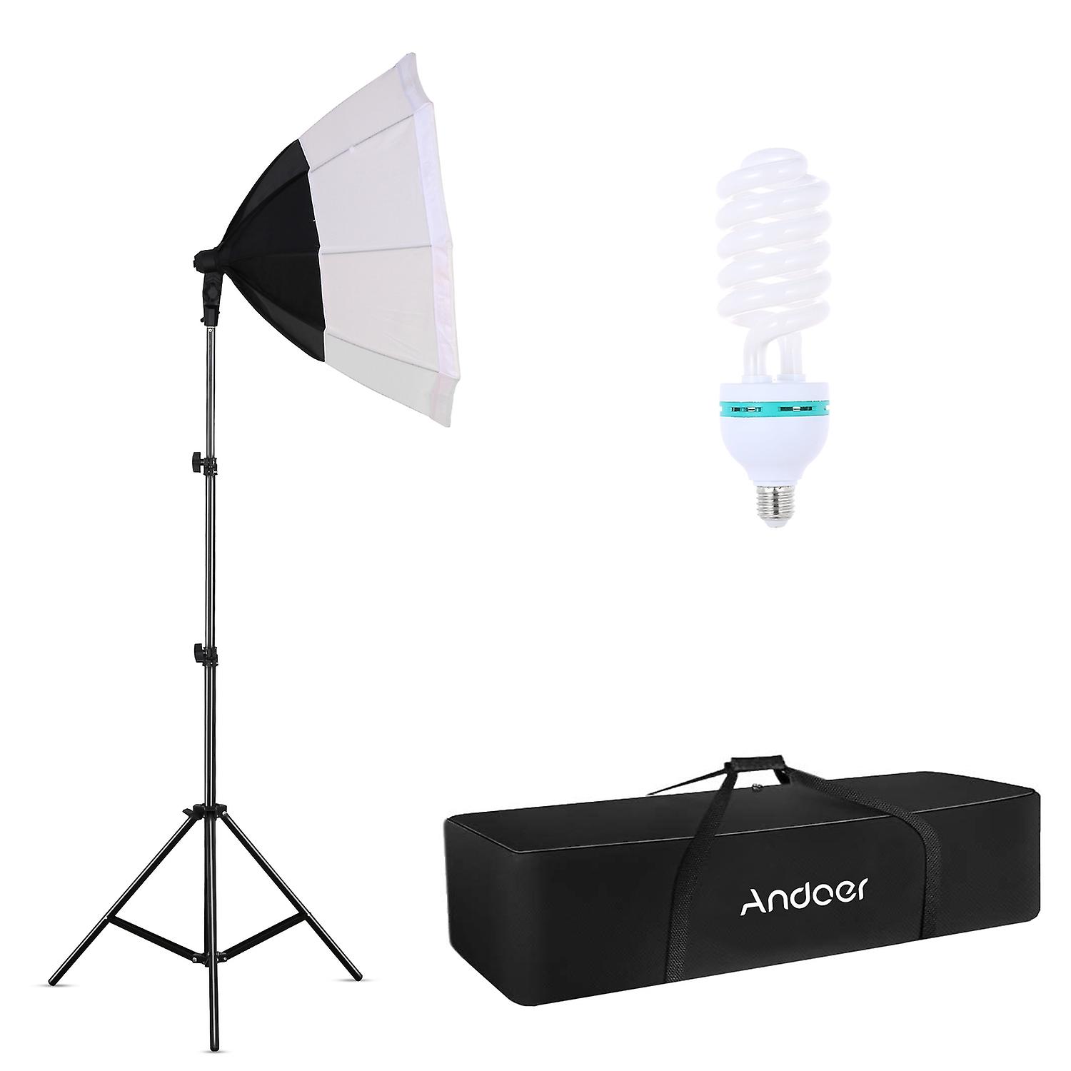 Andoer Professional Studio Photography Octagon Softbox LED Light Kit with Large Octagon Softbox * 1