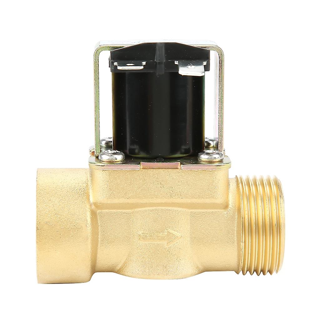 Électrovanne électrique d'entrée d'eau à commande pilote en laiton DN20 G3/4 normalement fermée