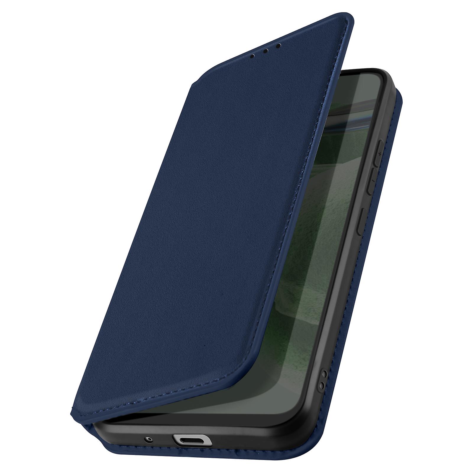Flip Case for Galaxy S21 Magnetic Card Holder and Video Support Navy