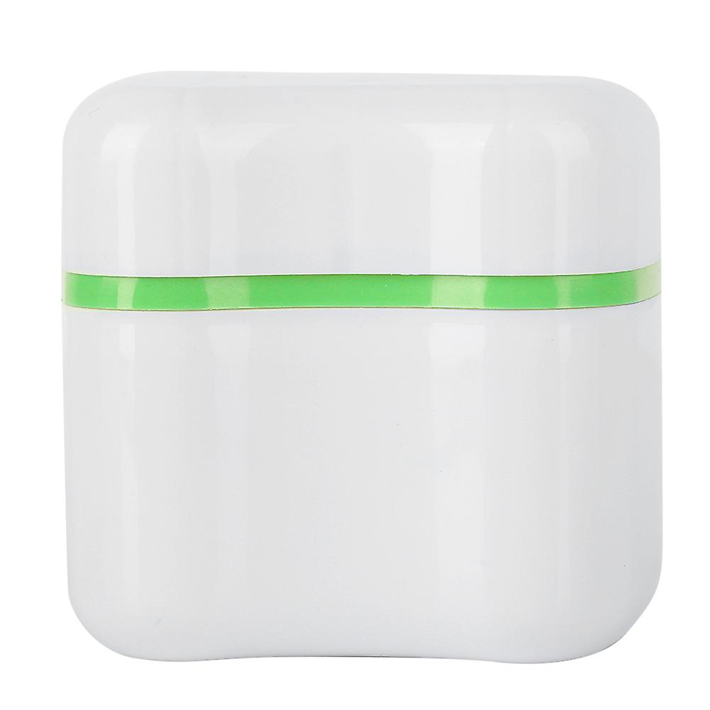 Denture and False Teeth Storage Box with Filter (Green)