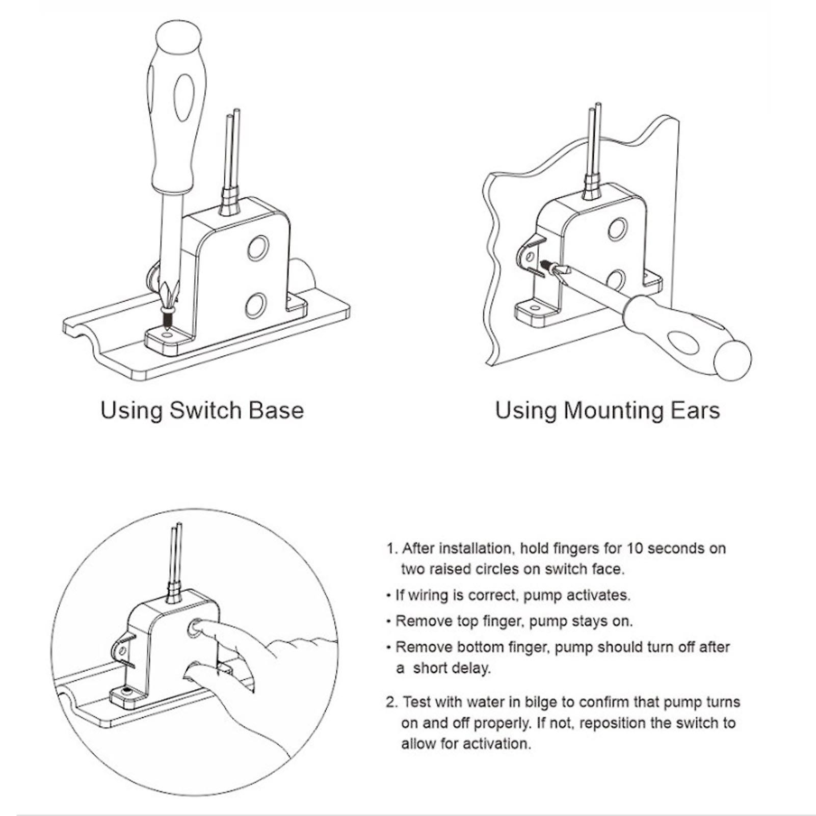Electric Field Bilge Pump Switch,Marine Bilge Pump Sensor Bilge Pump Sensor Electric Bilge Float Switch Meticulously Designed