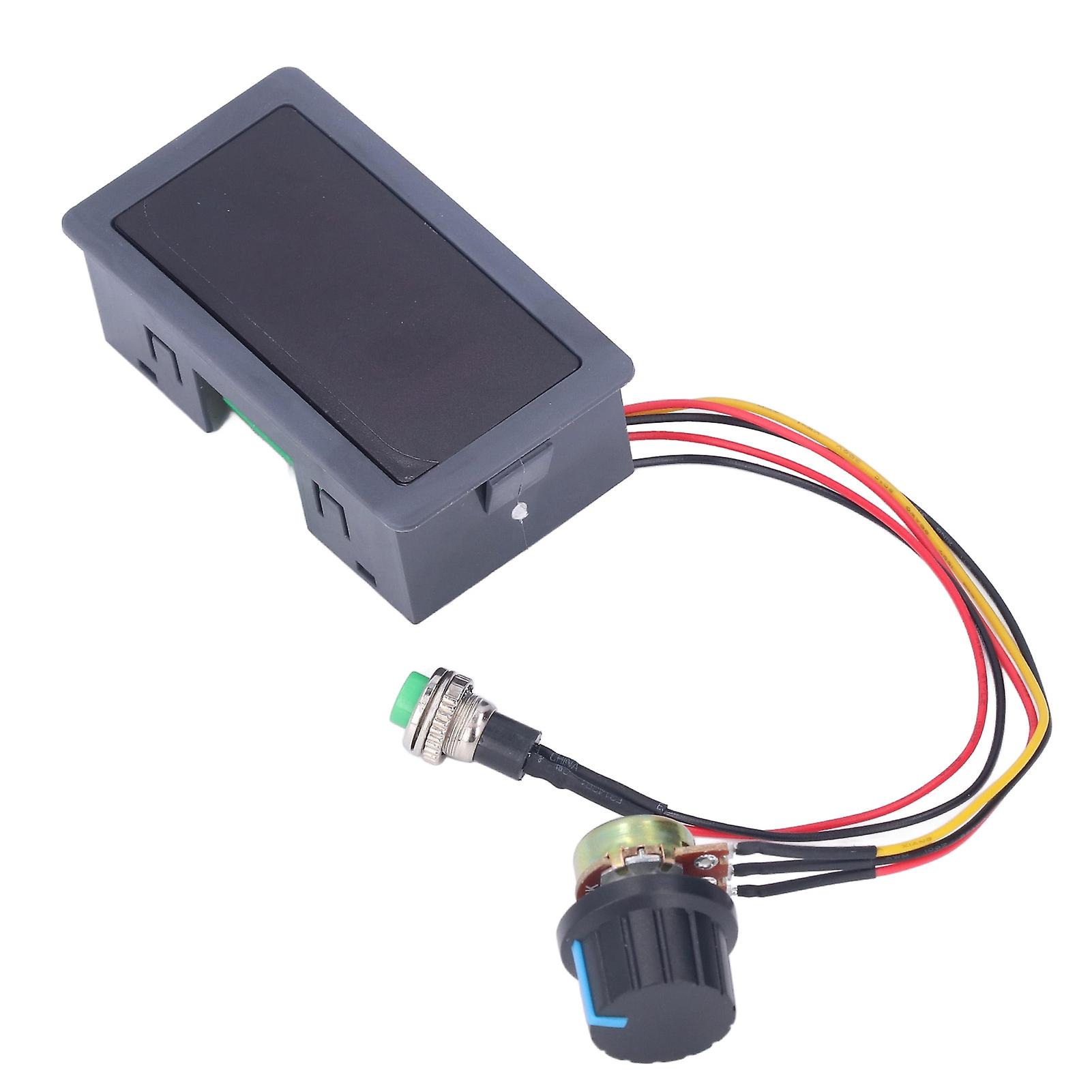 0.56in LED Digital Display DC Motor Speed Controller with PWM Stepless Speeds Control Switch
