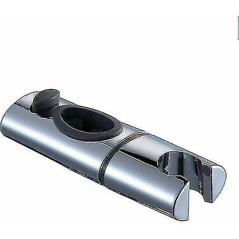 Supporto per soffione doccia in abs cromato Morsetto per asta doccia 360 Supporto per doccetta girevole compatibile con bagni ovali