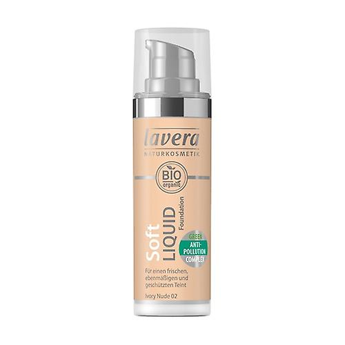 Liquid foundation n ° 02 Ivory nude 30 ml of cream