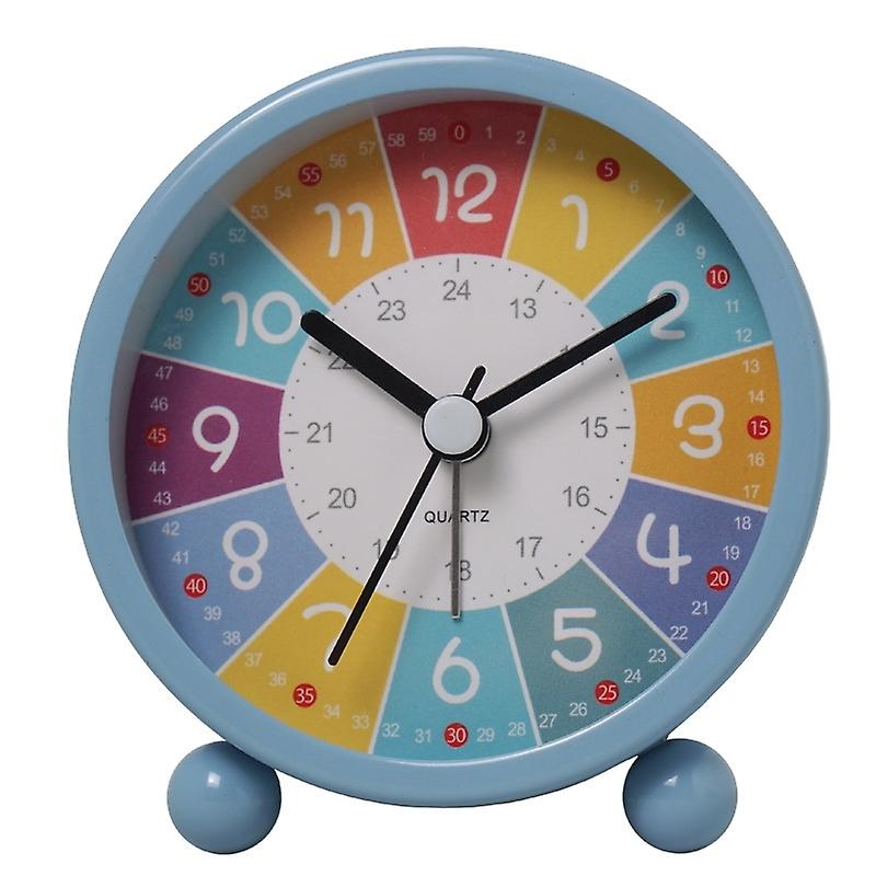 Children Educational Alarm Clock Blue
