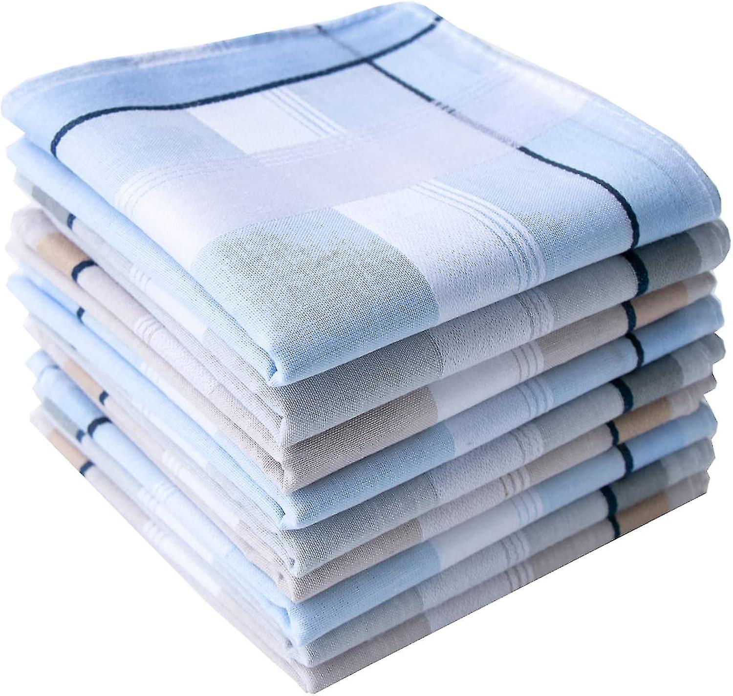 Fazzoletti da uomo 100% cotone Hanky 6 pezzi regalo