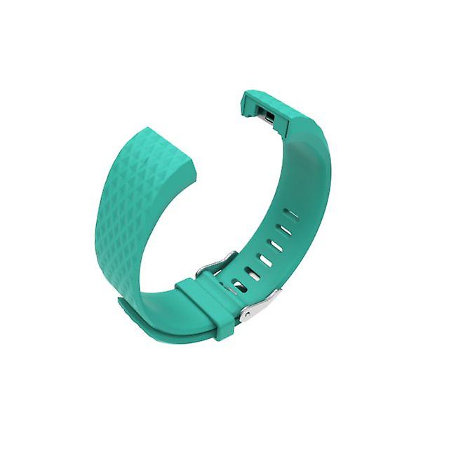 Watch Replacement Silicone Strap for Fitbit Charge 2 (140-170mm) - Green
