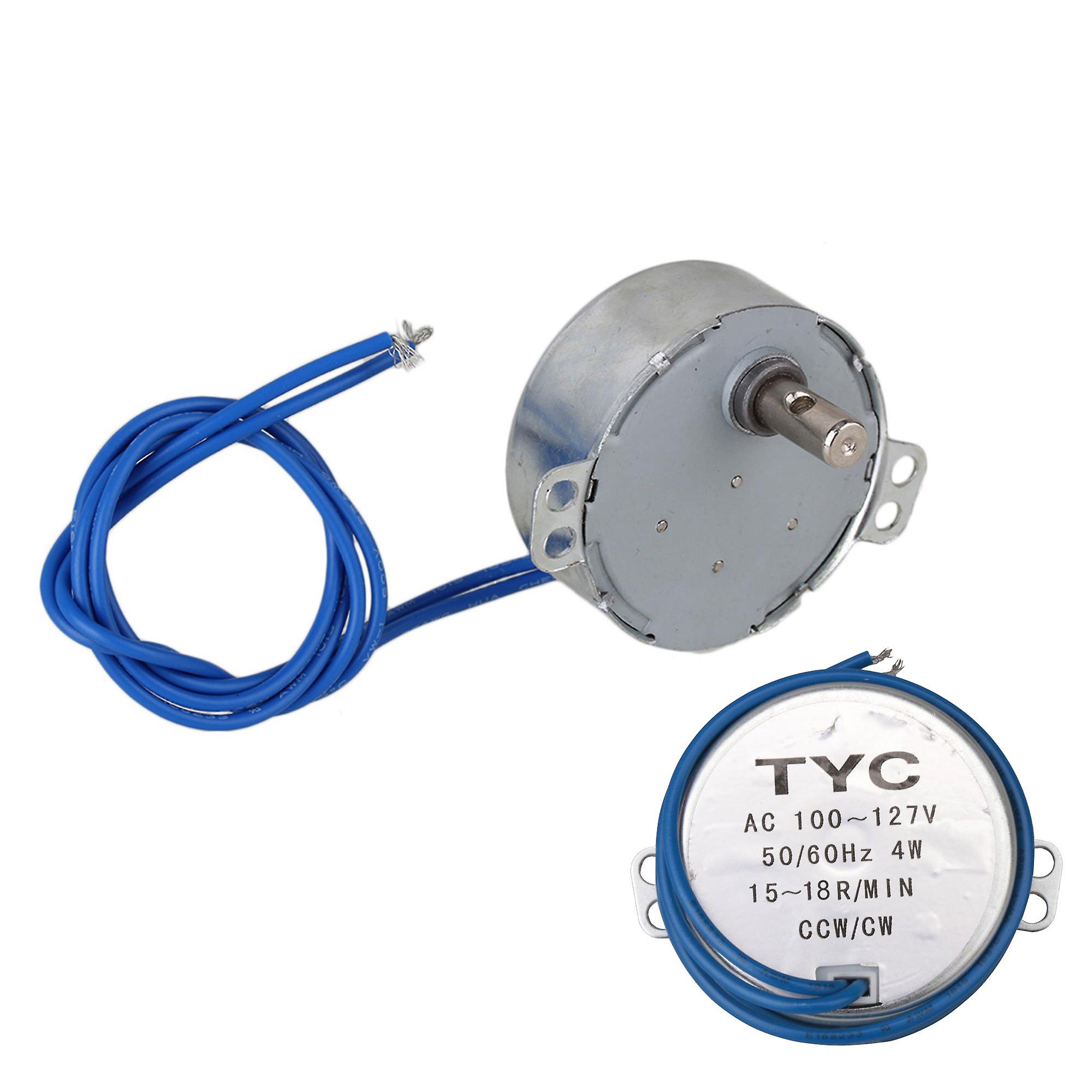 Synchronous Motor AC 100-127V 15-18 RPM 4W 1.5Kgf.cm Torque CCW/CW