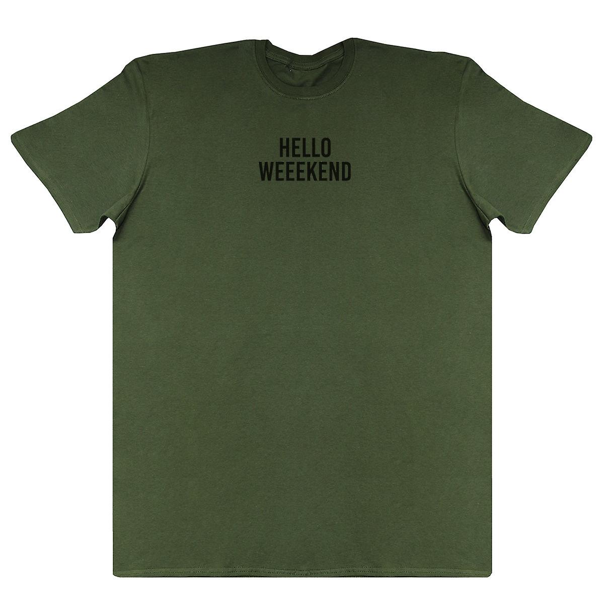 Hello Weekend - Kids Oversized Comfy T-shirt