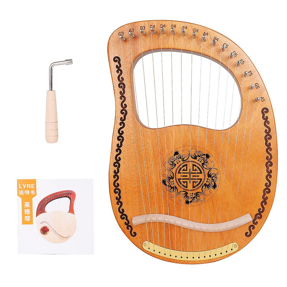 Laiya Piano Beginner 16 Strings Lira Small Harp Small Portable Niche Simple And Easy To Learn Musical Instrument