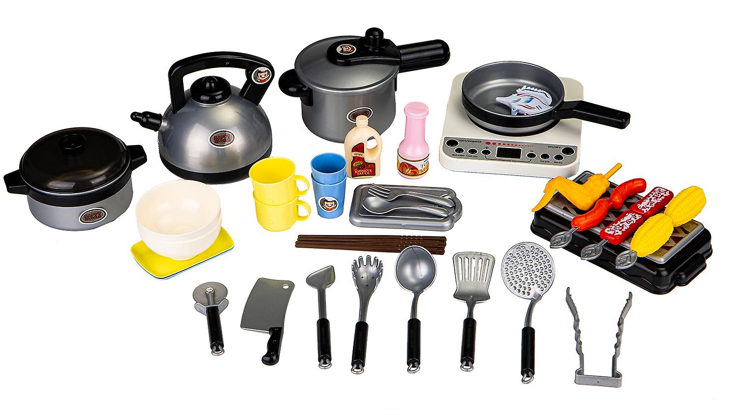 Cooking Grill Set 40 pcs. LED Audio