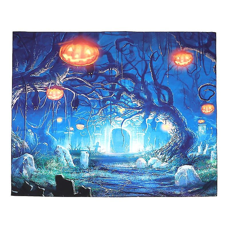 1pcs Pumpkin Halloween Backdrops For Halloween Decorations