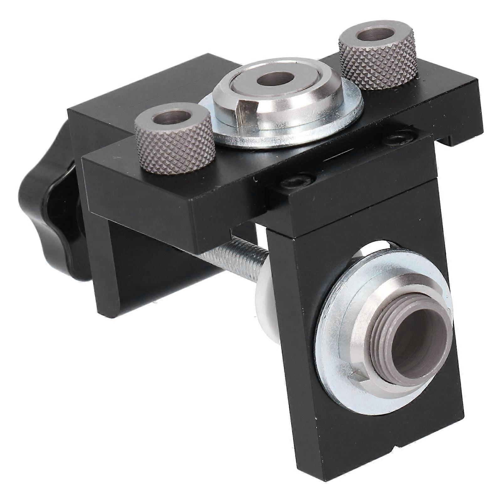 Hole Drill Guide Jig GGW 3-in-1 Adjustable 0-52mm Woodworking Kit