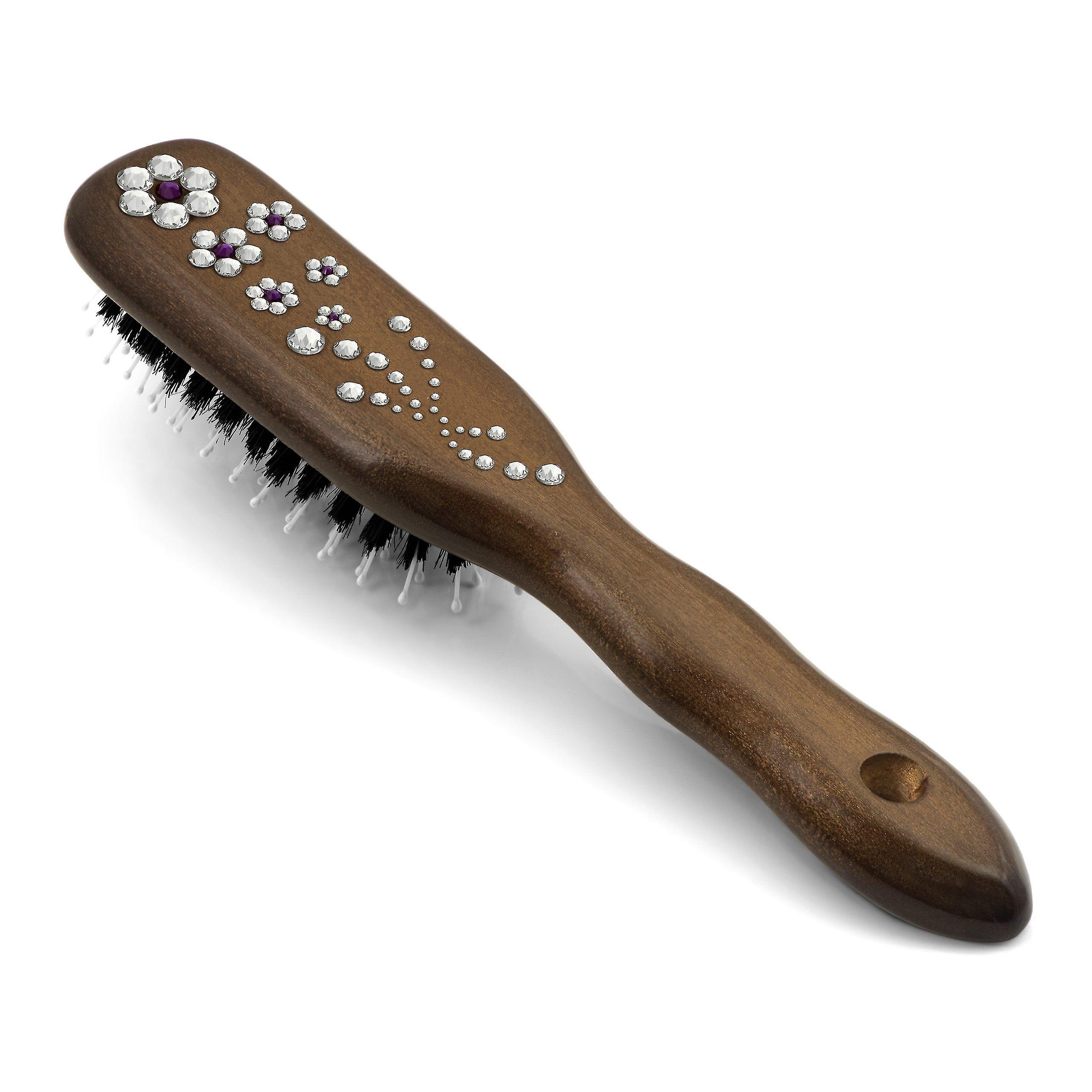 Hair Brush HBMB-16.1 - Amethyst