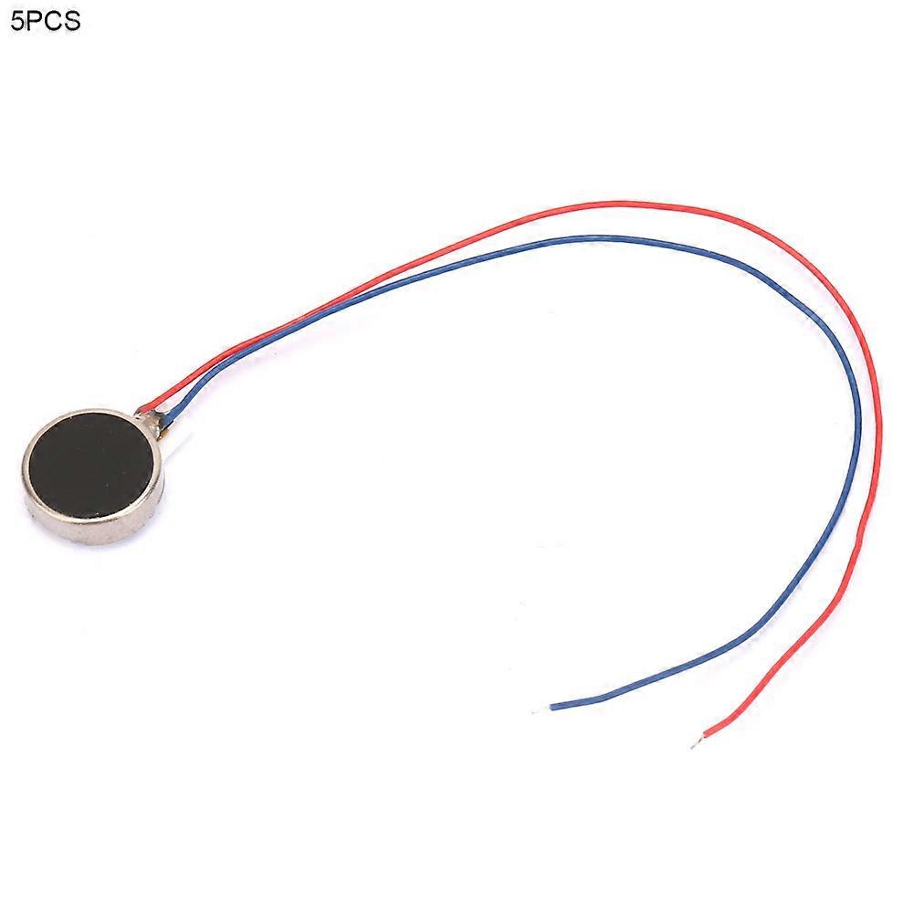 5 قطع DC 3V 80mA بيجر وعملة الهاتف الخليوي شقة تهتز مايكرو موتور 10x2mm 11000RPM 1020 (30mm)