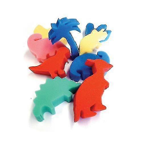 Cepillos Principales Espuma Formas de Dinosaurio Pack de 9-Excellence