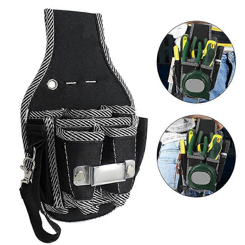 9 in 1 Tool Pouch Electrician Belt Pouch Multifunction Belt Tool Bag Screwdriver Kit Holder for DIY/Electrician/Plumber/Builder/Carpenter1 item