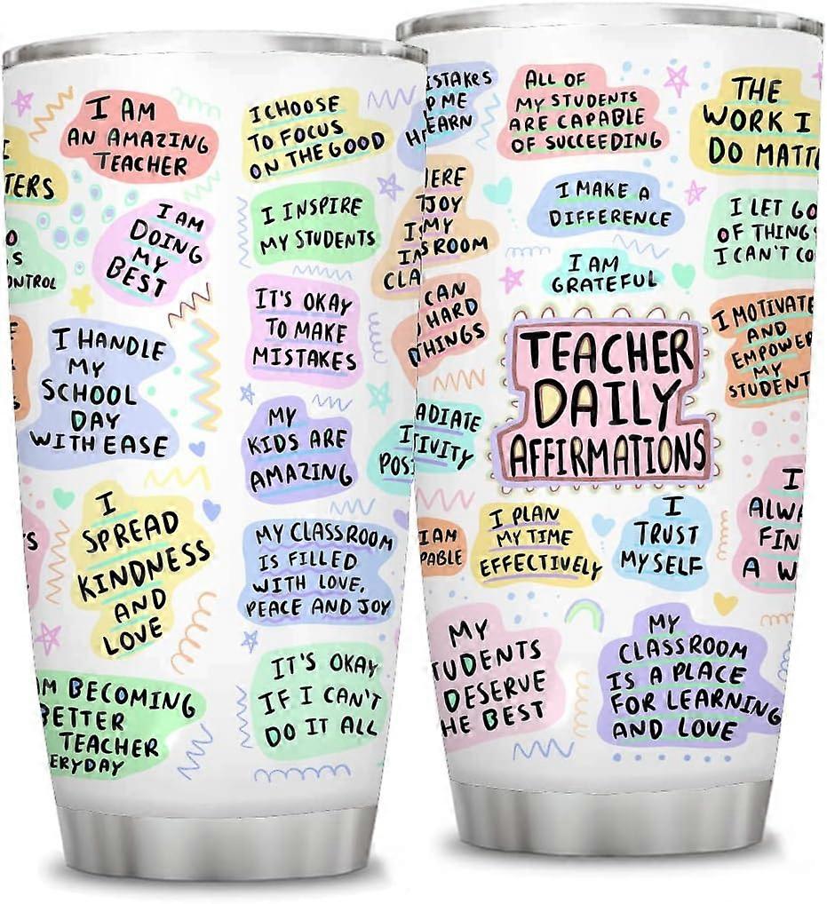 20 Oz tanári ajándékok,Tanár napi megerősítő ajándék,Vicces tanárnapi ajándékok,Hálaadás napi ajándék,Tanár születésnapi ajándékok diáktól,Kávé utazás 