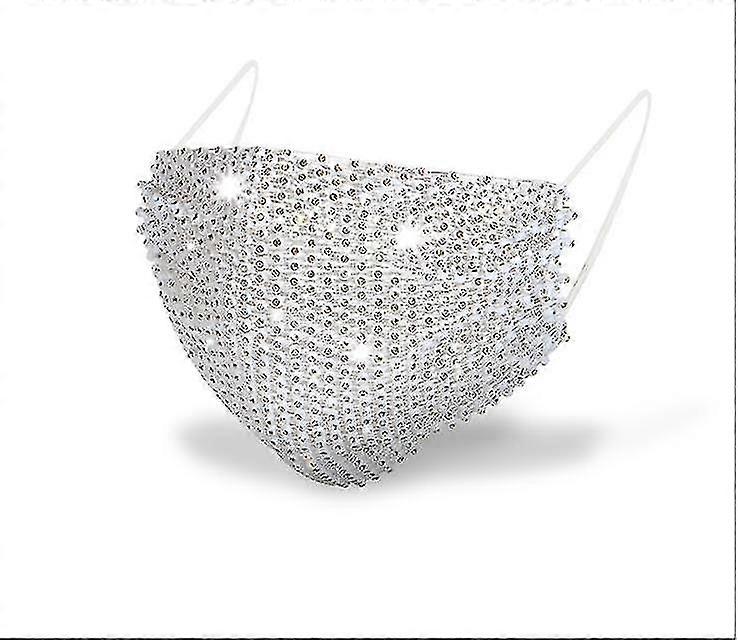 Women's Face Mask With Rhinestones