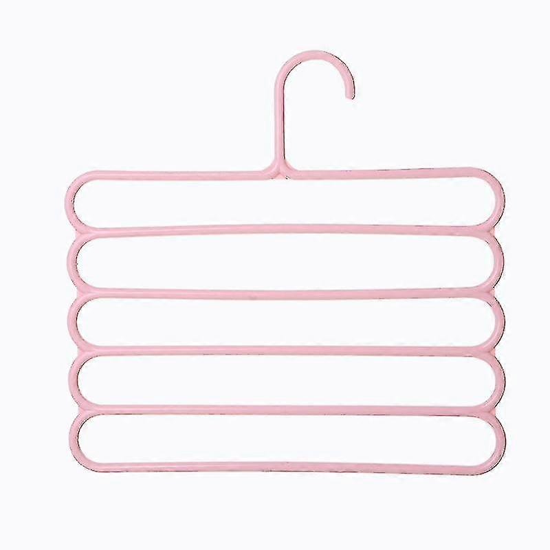8pcs Multi Hangers, 40 Layers Trouser Hangers Space Saving, Non-slip Scarf Organiser Pant Hangers, Hanger Hero