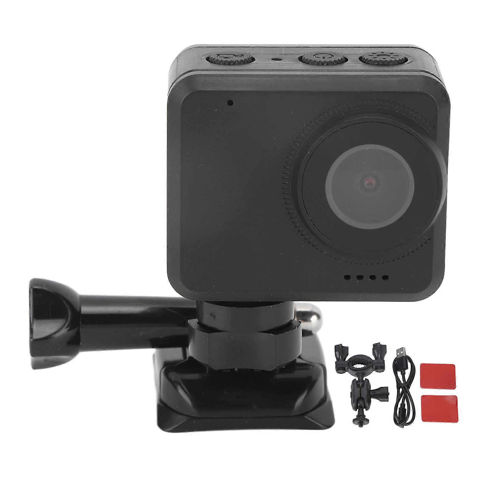 1080p Fhd Action Camera Wifi Underwater Helmet Vlog Camera Wearable Waterproof Video Cam With Built In Battery Accessories Kit