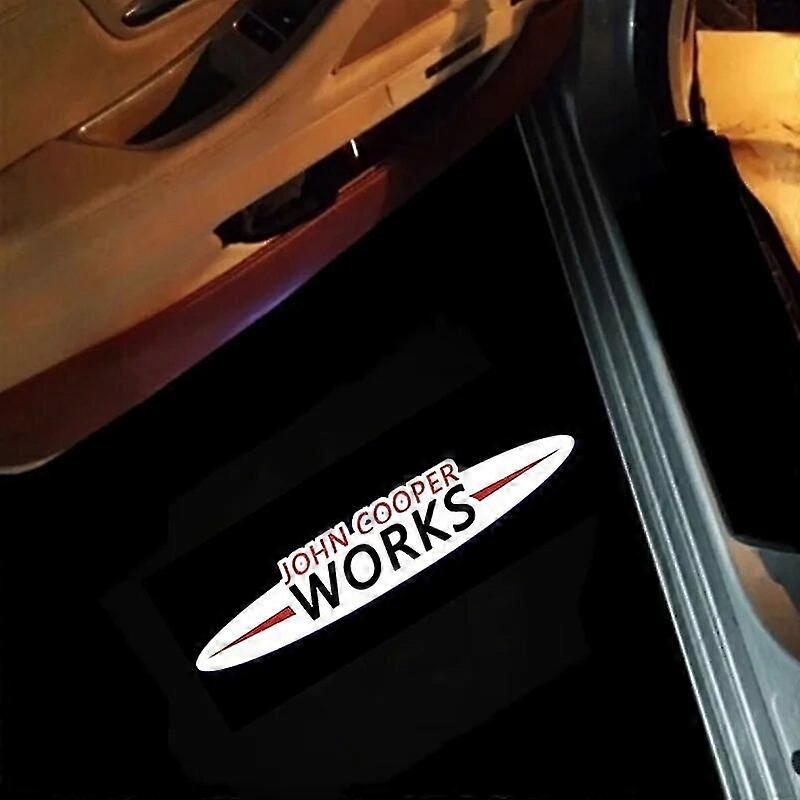 2db autós projektor LED lámpák Ghost Shadow udvariassági lámpák MINI Cooperhez One R50 R52 R53 R56 Countryman R60 F55 F56 R5 R53 JCW