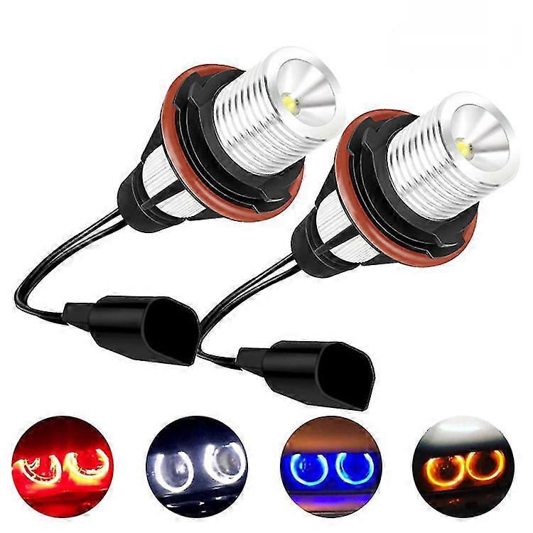 2 stk Led Angel Eyes lyspærer for E39 E60