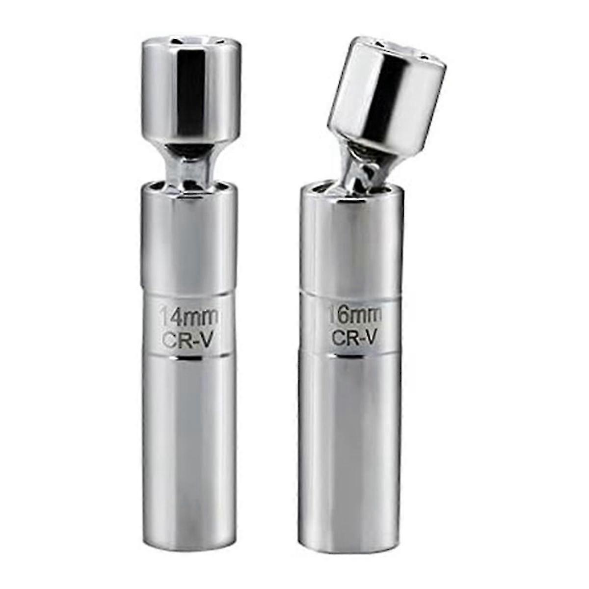 Thin Wall Rotating Magnetic Spark Plug Socket 3/8 Inch Drive Removal Tool Compatible With Motorcycl