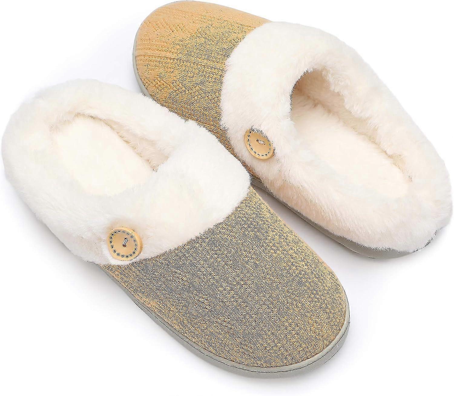 Liangnv Womens Slipper Warm Comfy Memory Foam House Slippers