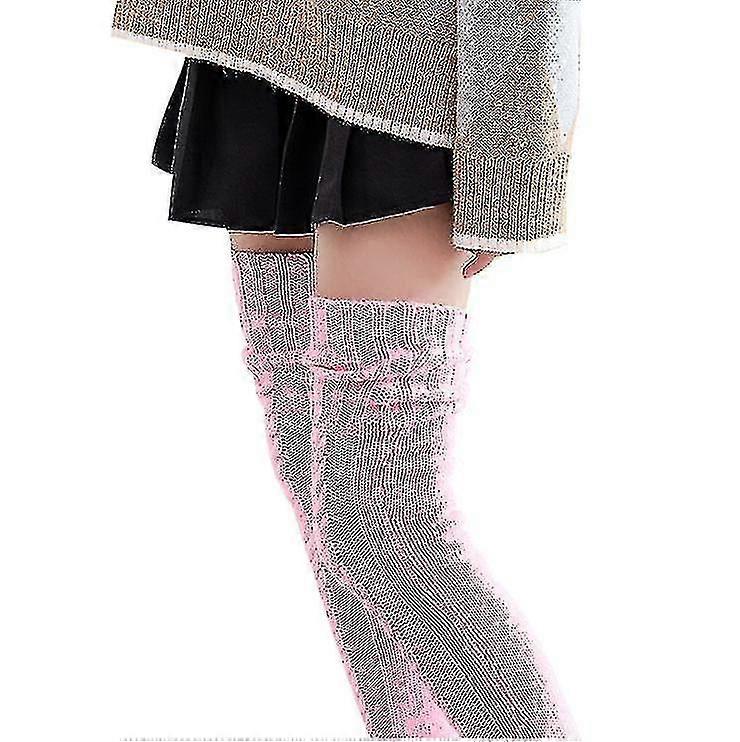 Women's Knitted Socks Over The Knee Long Tube Lengthened Pile Socks