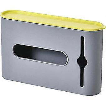 Garbage Bag Storage Box, Punch-free Wall-mounted Bag Storage Holder Garbage Bag Organizer For 5 Garbage Bag Kitchen Rubbish Bags (grey1pc)