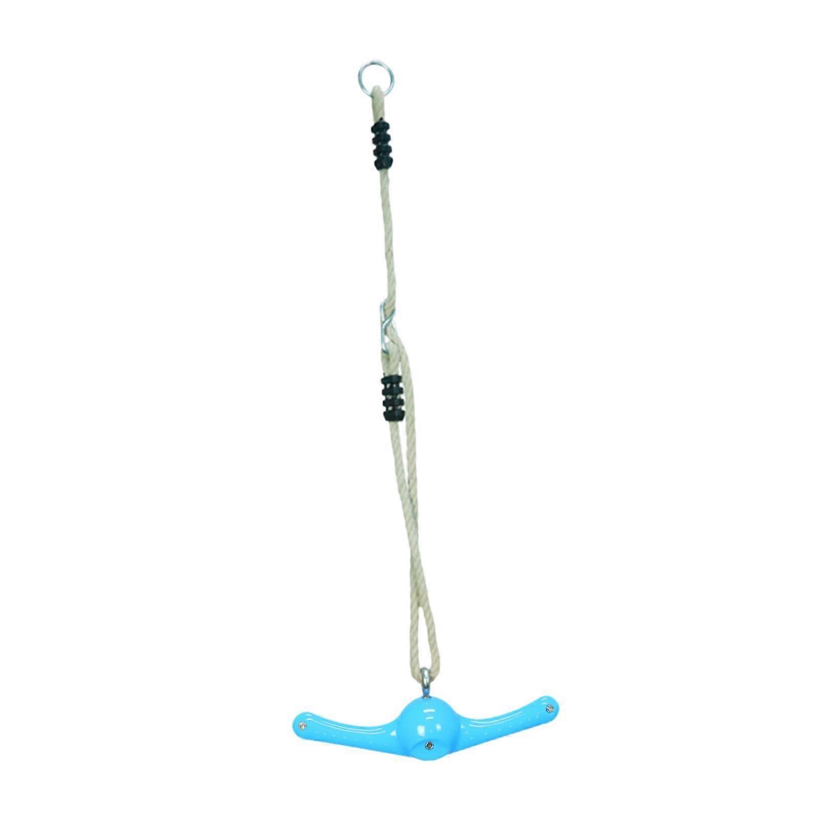 Kids Swing Fun Attachments Obstacle Wheel for Kids for Outdoor Basement Gym blue