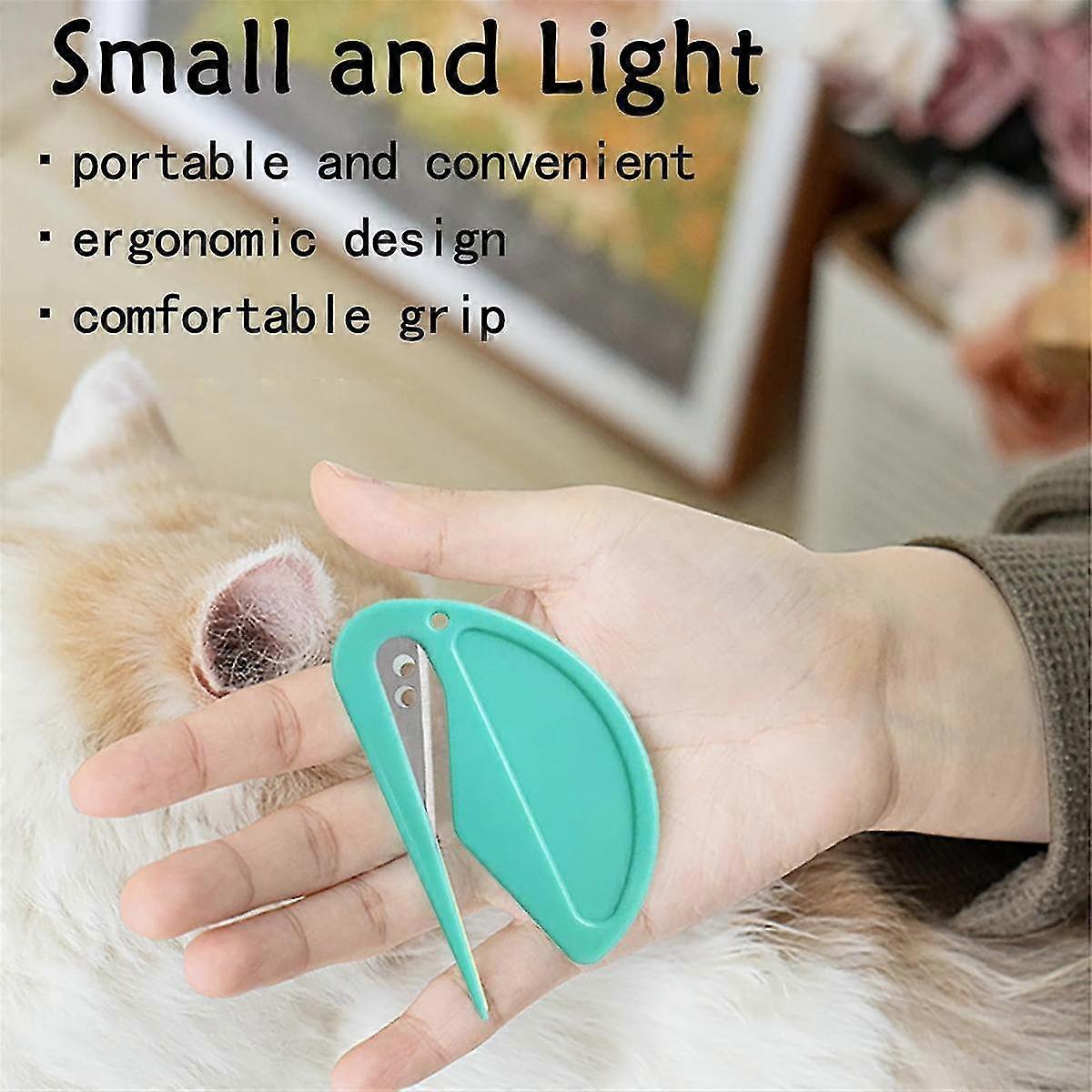 7Pcs Pet Knotting Comb Portable Cat Dematting Combs Hair Removal Dog Hair Grooming Tool With