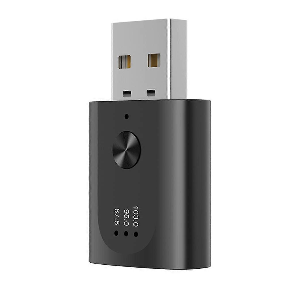 USB Bluetooth 5.3 Adapter Wireless Audio Receiver Bluetooth Transmitter with Mic Handsfree Call for