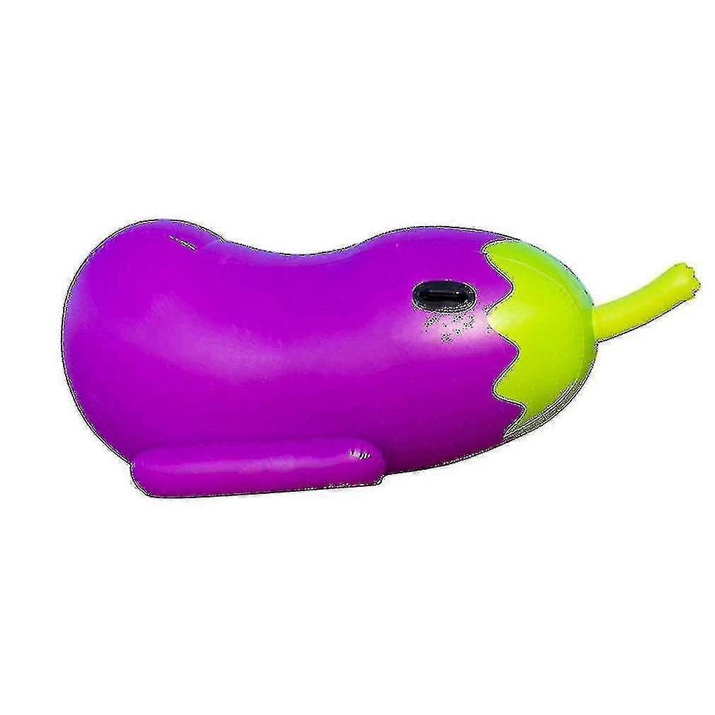 Purple Eggplant Pool Float Gonflable Ride On Float