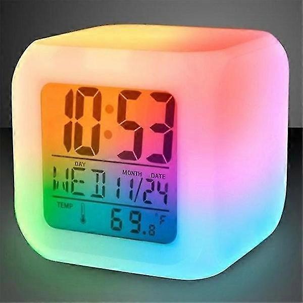 Alarm Clock With Led Light