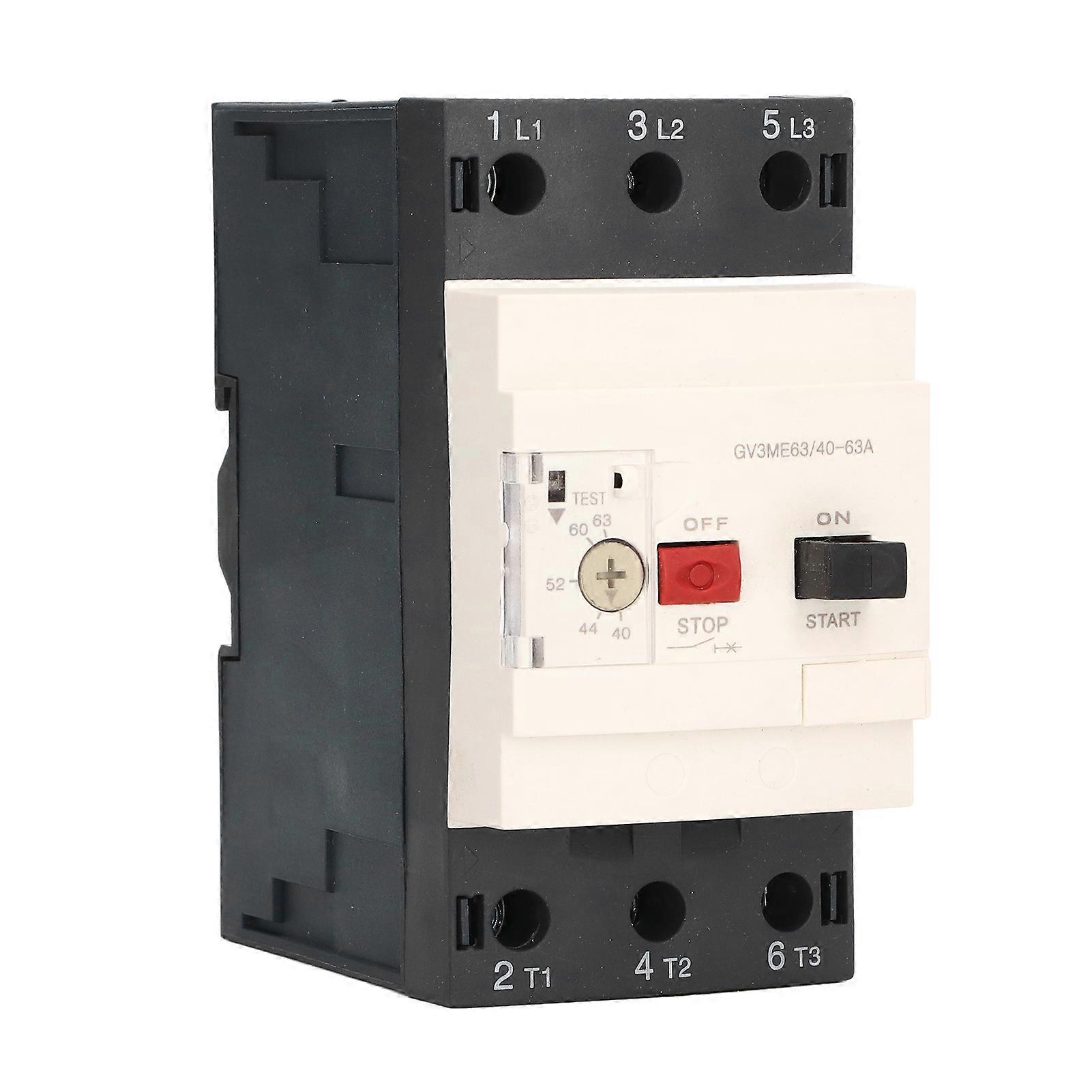 Motor Circuit Breaker Button Control Thermal Magnetic PA66 690V 40?63A Accessory