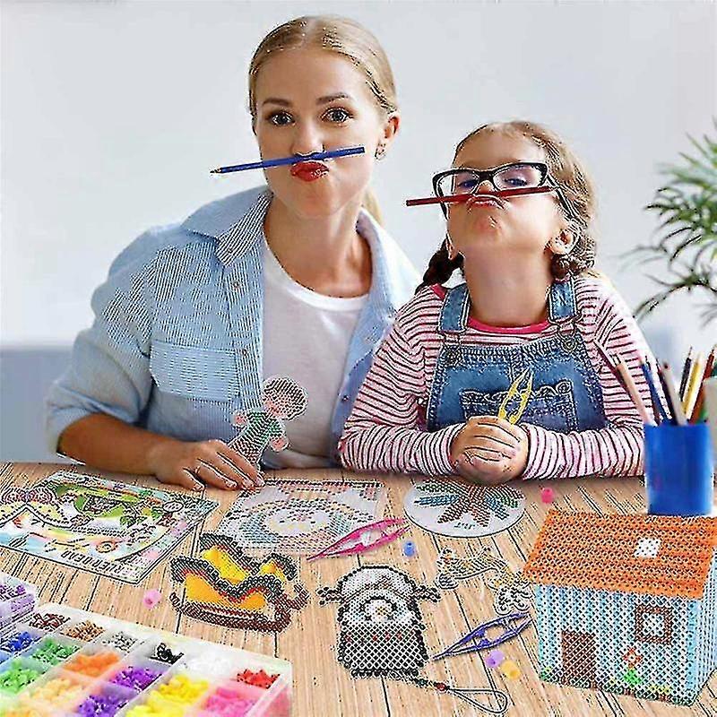 120pcs plastic tweezers for kids beads projects craft forceps tools