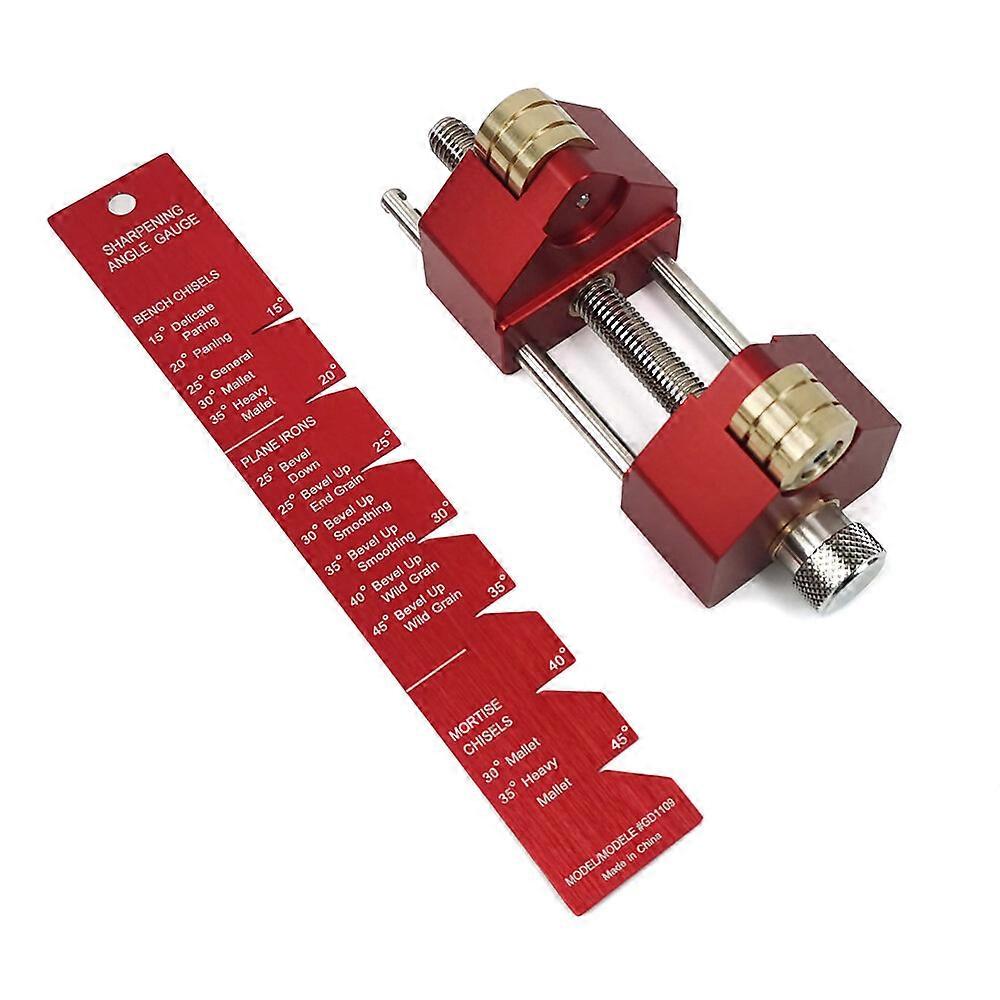 Mohoo Sharpening System Honing Guide Sharpening Holder Angle Fixture Angle Gauge for Woodworking Chisel