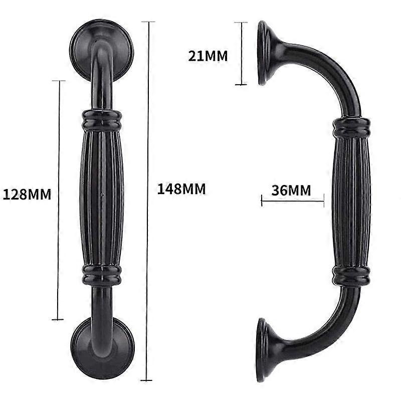 10Pcs Black Handles for Furniture Cabinet Knobs and Drawer Knobs Cabinet Pulls Cupboard Kitchen Han