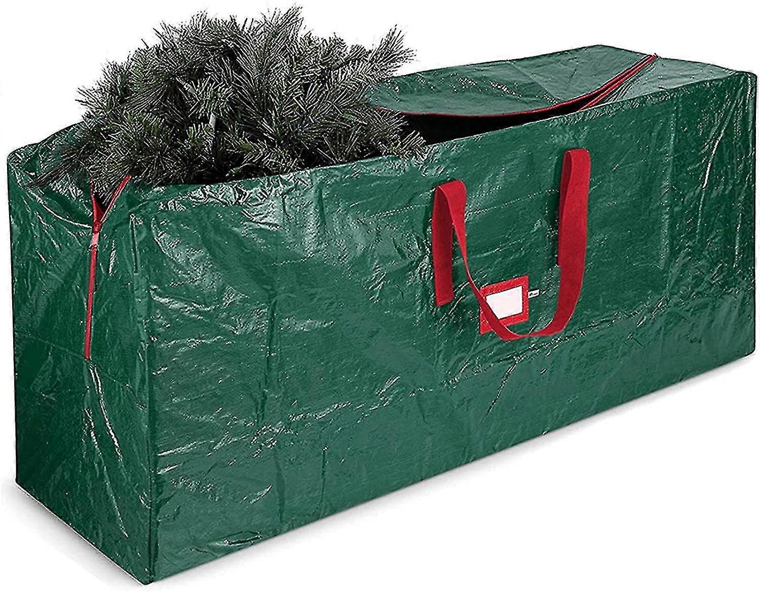 Artificial Christmas Tree Storage Bag, Anti-uv Garden Garbage Bag Waterproof Large Zipped